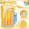 Beer Piñata with Stick and Blindfold Confetti Cheers to Beers Glass Mug Hanging Decoration Mexican Piñatas for Adult Birthday Bachelor Party Game Supplies (Lovely)